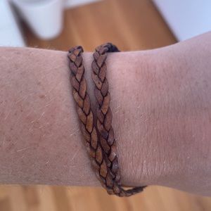 Brown braid bracelet